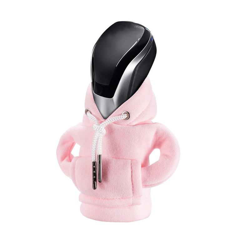 Car Gear Shift Hoodie Cover Mini Shift Cover Gear Handle Decoration Manual Automatic Universal Auto Shift Lever Interior Decor