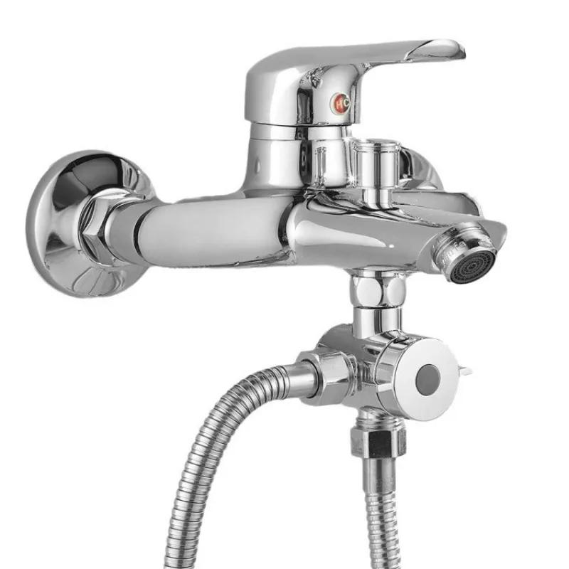 3 Way Adjustable Shower Head Diverter Valve 3 Mode Switch Adapter Brass Connector Bathroom Accessories 1pcs