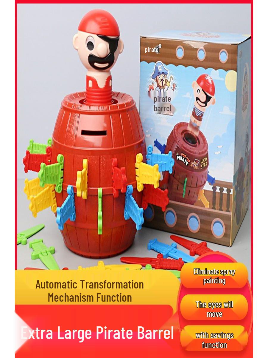 

Вирусная игрушка Douyin: Игра «Пиратская бочка» – Веселое, интерактивное втыкание мечей для пар