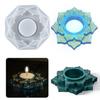 Lotus Candle Holder Storage Silicone Mold Diy Resin Abrasive Flower Mold Crystal Epoxy Resin Crafts