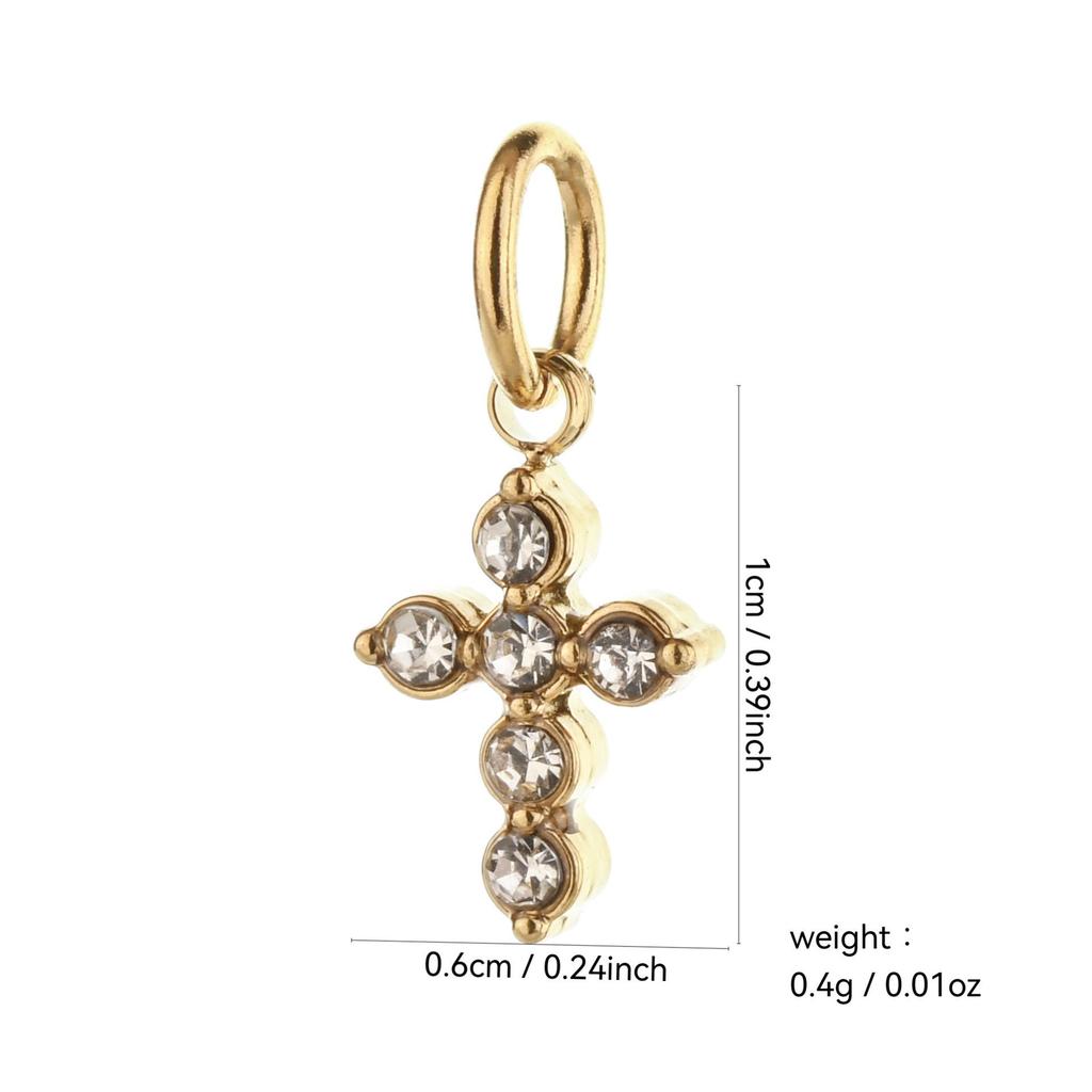 Colorful Temperament Stainless Steel Coconut Tree and Flower Pendant for Jewelry and Keychains