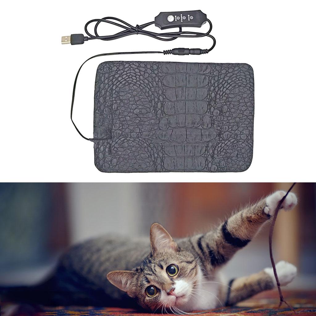 Pad 3 Level Adjustable Temperature Heater Resistant Small USB Tortoise Pets , 15x22cm