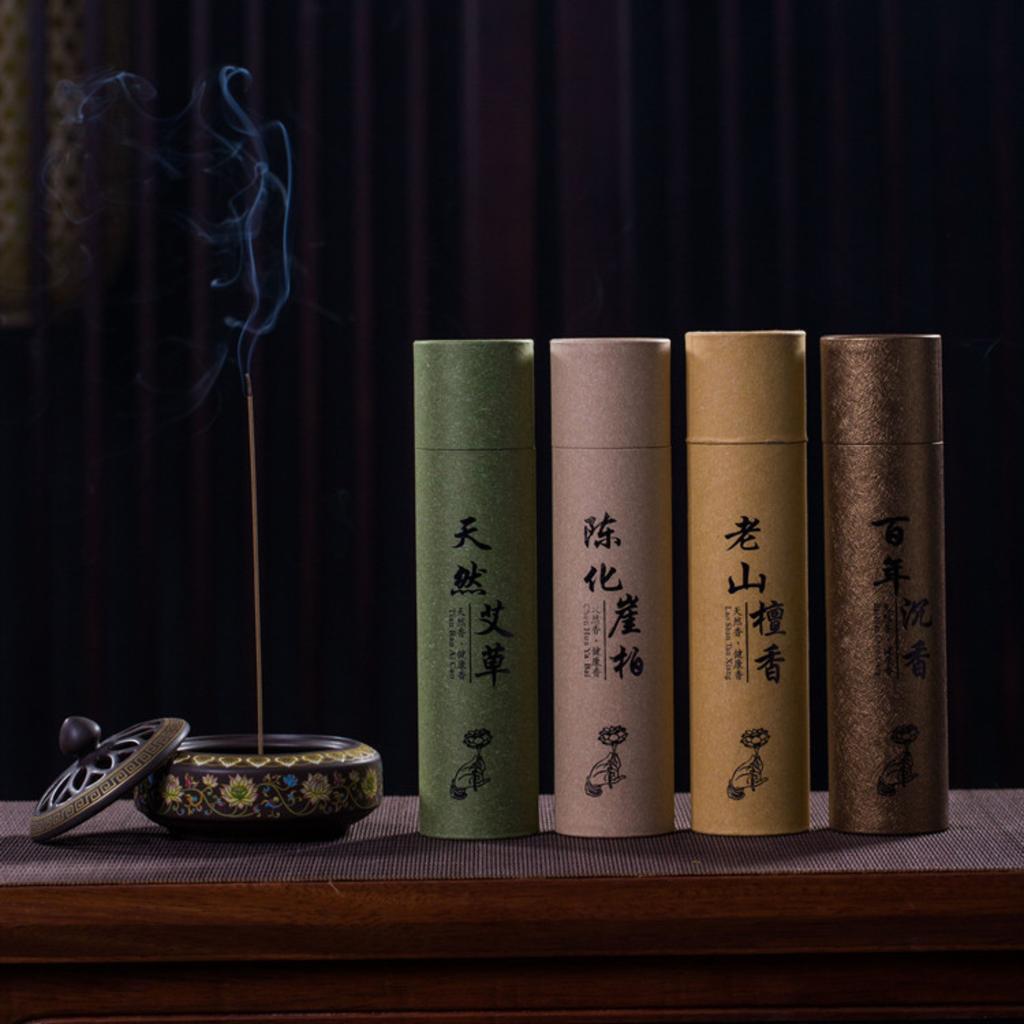 Vonné spirály, Přírodní santalové dřevo, Agarové dřevo, Dlouhotrvající Osmanthus do interiéru, Čínská - Aromaterapie