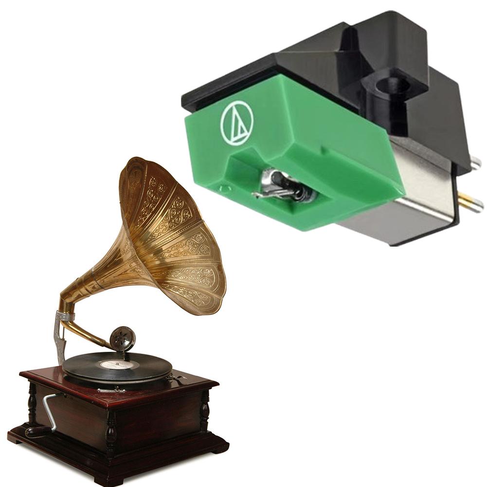 AT95E Vinyl Record Player Cartridge Replacement Action Magnetic Stereo MM Cartridge Sylus for LP Vinyl Record Player Turntable