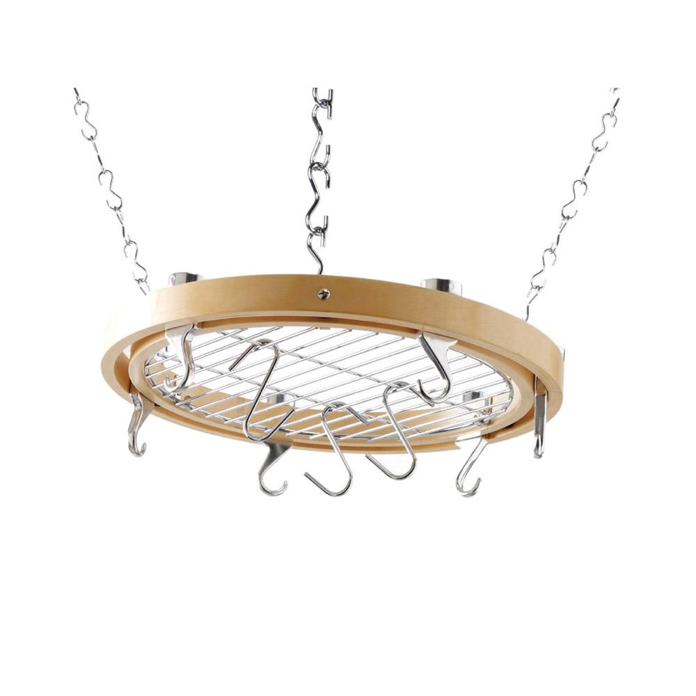 Hahn Hahn Wooden Ceiling Rack (Natural) (Round)