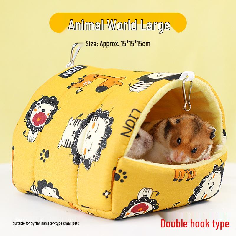 Warm Cotton Nest for Hamsters and Mice - Winter Sleeping Bag House