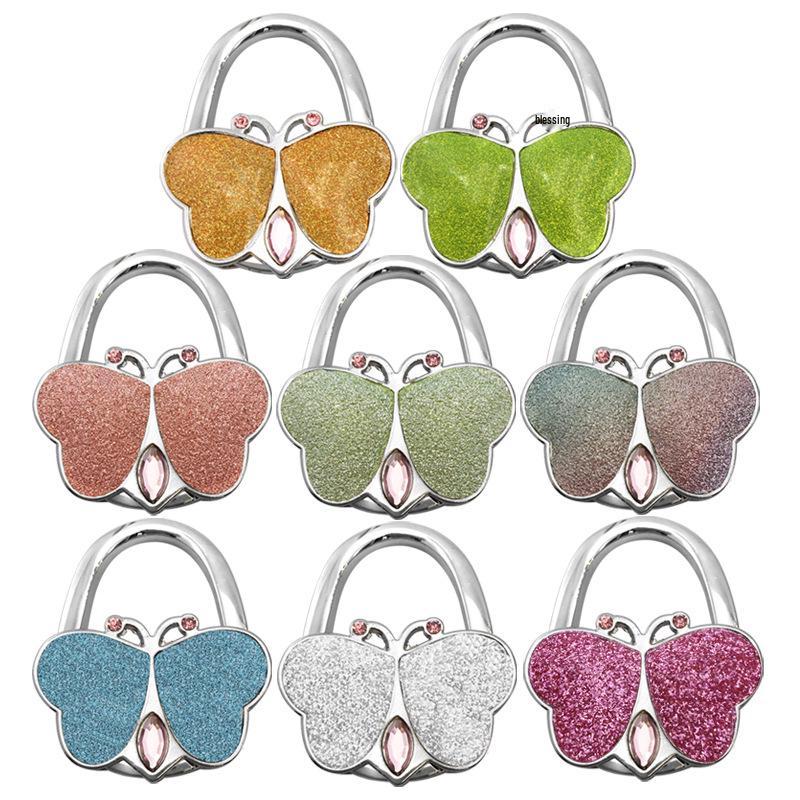 Butterfly Rhinestone Folding Handbag Hook - Hot Selling Bag Hanger