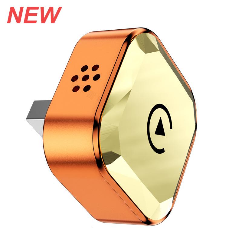 

Wireless Carplay Adapter 2in1 Android Auto WiFi BT Stable Connect Support Multi App Smart Voice Remote Systems Car Play 2025 Q1A Golden
