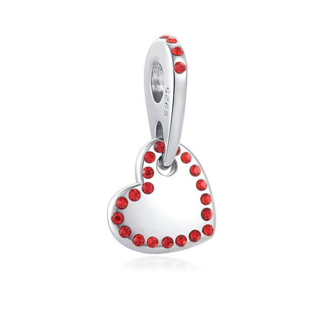 Pendentif attrape-rêves bleu en forme de cœur pour femmes, accessoires de bricolage, breloques originales, bijoux en argent Sterling 2022, nouvelle collection 925