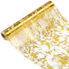 Exclusive Irregular Texture Hot Stamping Foil Table Runner and Placemat for Wedding Decor and Gift Packaging