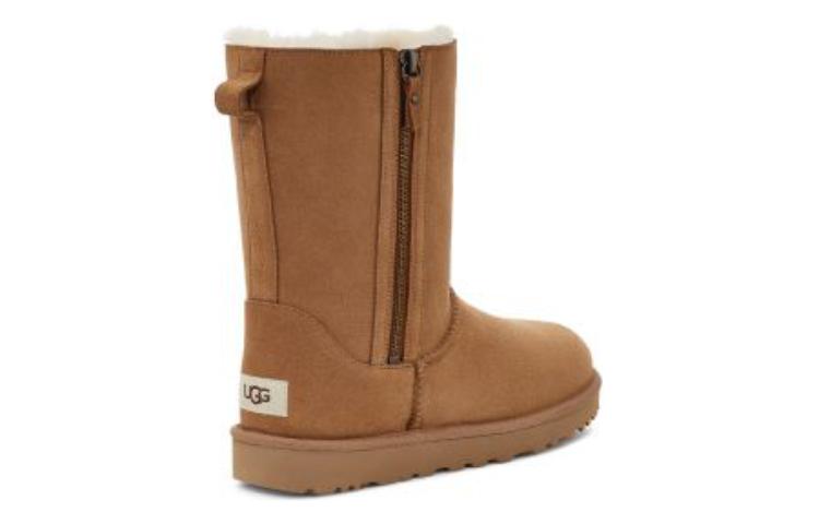 UGG Classic Short Zip 'Light Brown' Women's Sneakers