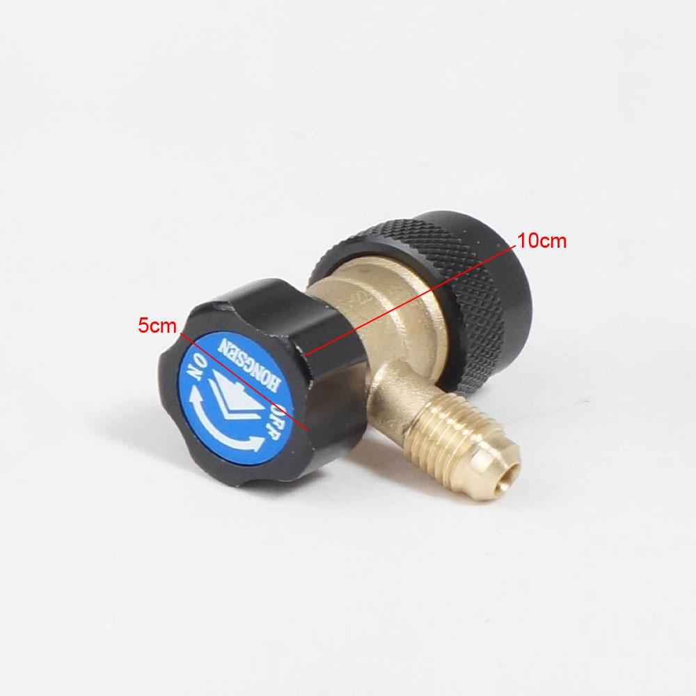 1pc Car Air Conditioning Coupler Car Refrigerant Manifold Connector Car Air Conditioning Connect Adapter Auto Accessories