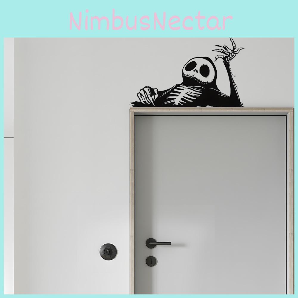 Lazy Halloween Skeleton Pattern Home Decoration Stickers For Walls Cars And