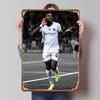 Marcus Thuram Internazionale Milano Poster Customized Vintage Metal Signs Wall Art Retro Tin Plaque for Mancave Room Decor Men