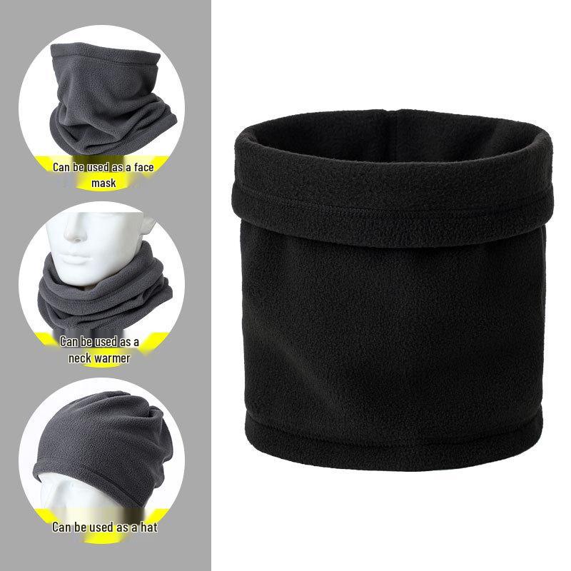Men's Versatile Thick Snood: Autumn/Winter Cycling Neck Warmer with Velvet - Outdoor Sports Pullover Hat