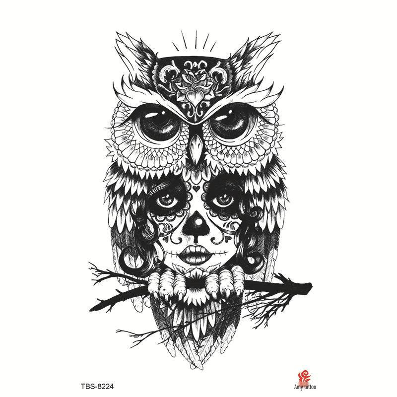 Wasserdichtes Ganzarm Totemsymbol Tattoo Aufkleber Set