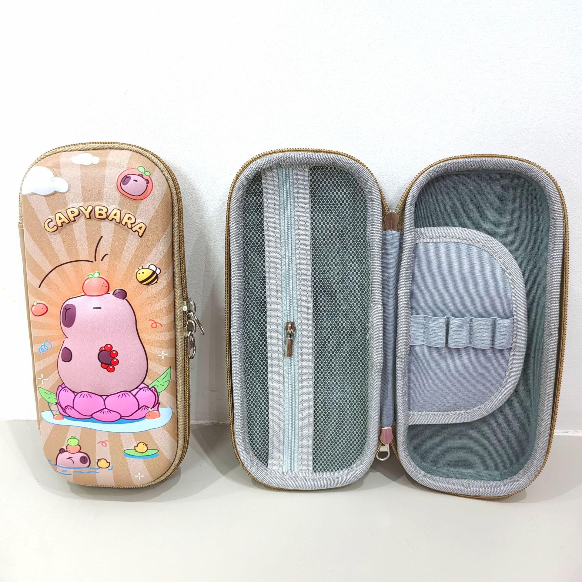 

25 Новый трехслойный пенал 3D трехмерный пенал для мужчин и женщин большой вместимости мультяшный пенал для учеников начальной школы