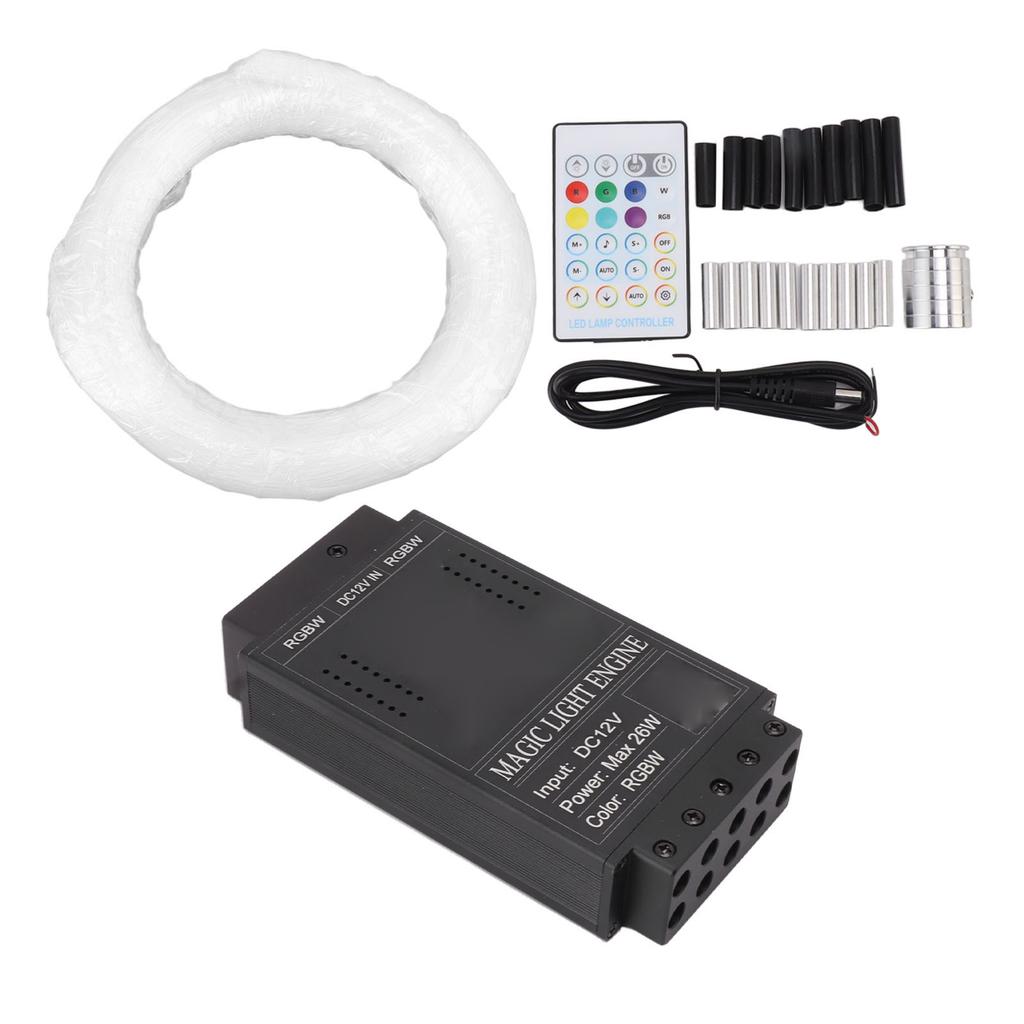 RGBW Glasfaserlichter Professionell Mehrfarbig Musikmodus Bluetooth App-Steuerung Fernbedienung Faser