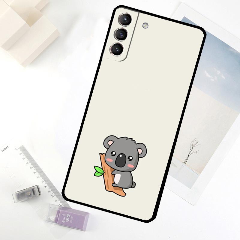 Cute watercolor animal koala Phone Case For Samsung Galaxy S25 S24 S23 S22 S21 S20 S26 Ultra S10 Plus S23 FE S25 FE Cover