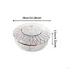 Serving Tray Clear Dustproof Reusable Portable Dried Fruit Plate Snack Box for Home Living Room