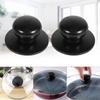 2Pcs Black Kitchen Cookware Saucepan Kettle Lid Replacement Knobs Cover Holding Handles New