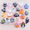 30Pcs New Cute Resin Halloween Collection Flat Back Free Shipping Ornament Jewelry Making Manicure Hairwear Accessories