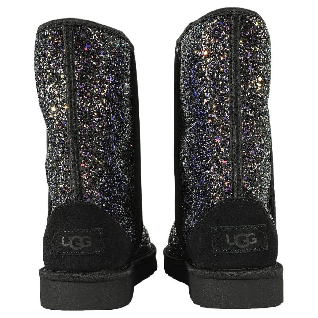 UGG CLASSIC SHORT COSMO Thermal Snow Boots Women's Black 1105390-BLK