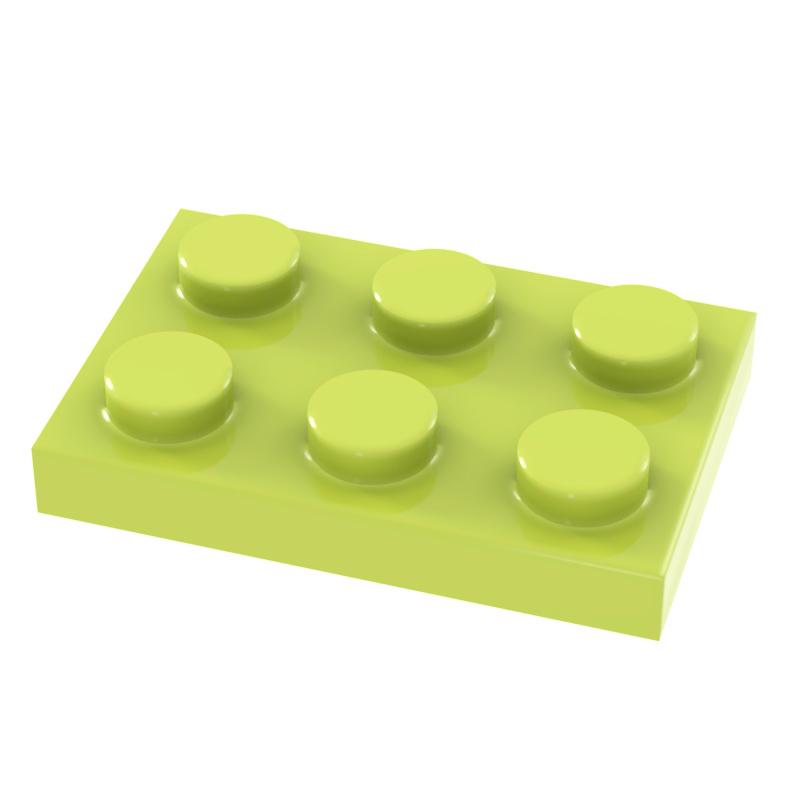 [Funbrick] 50pcs Board 2X3 3021 Works With featuring Famous Construction Brick Classic Construction Blcok Playthings MOC DIY