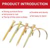 VKKM - 60-Piece Pipe Hook Nail Set - Suitable for PVC Pipes/Metal Pipes, Sturdy and Rust-Proof