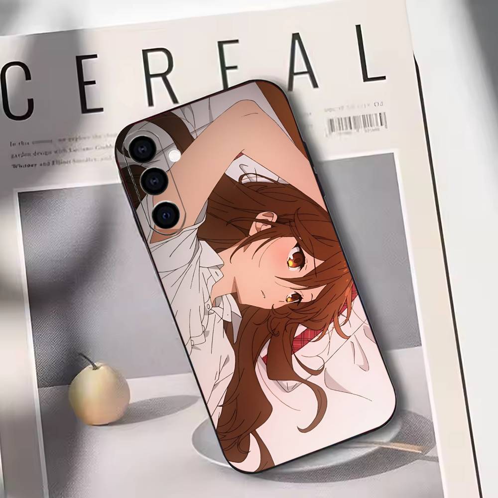 

Horimiya Kyoko Hori Phone Case For Samsung Galaxy A73,A72,A71,A70,A53,A52,A51,Others Soft Black Cover Samsung a20s
