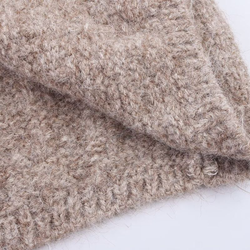 Za New Arrival Women's Clothing ZR Fashion Style Export Fashion Stylish Loose Easiest for Match Casual Without Buckle Knitting Outwear