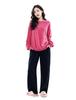 MiniZaru Long Sleeve Pajama Warm and Cute for and Winter Women's Set, Spring, Autumn, (Rose, XL)