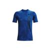 T Shirts Men's Blue Crew Neck Moderate Straight Fit 1366459-432