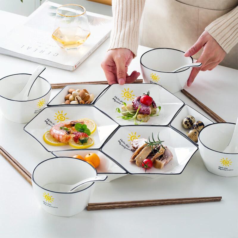 Naijiang Keramik-Geschirrset im europäischen Stil