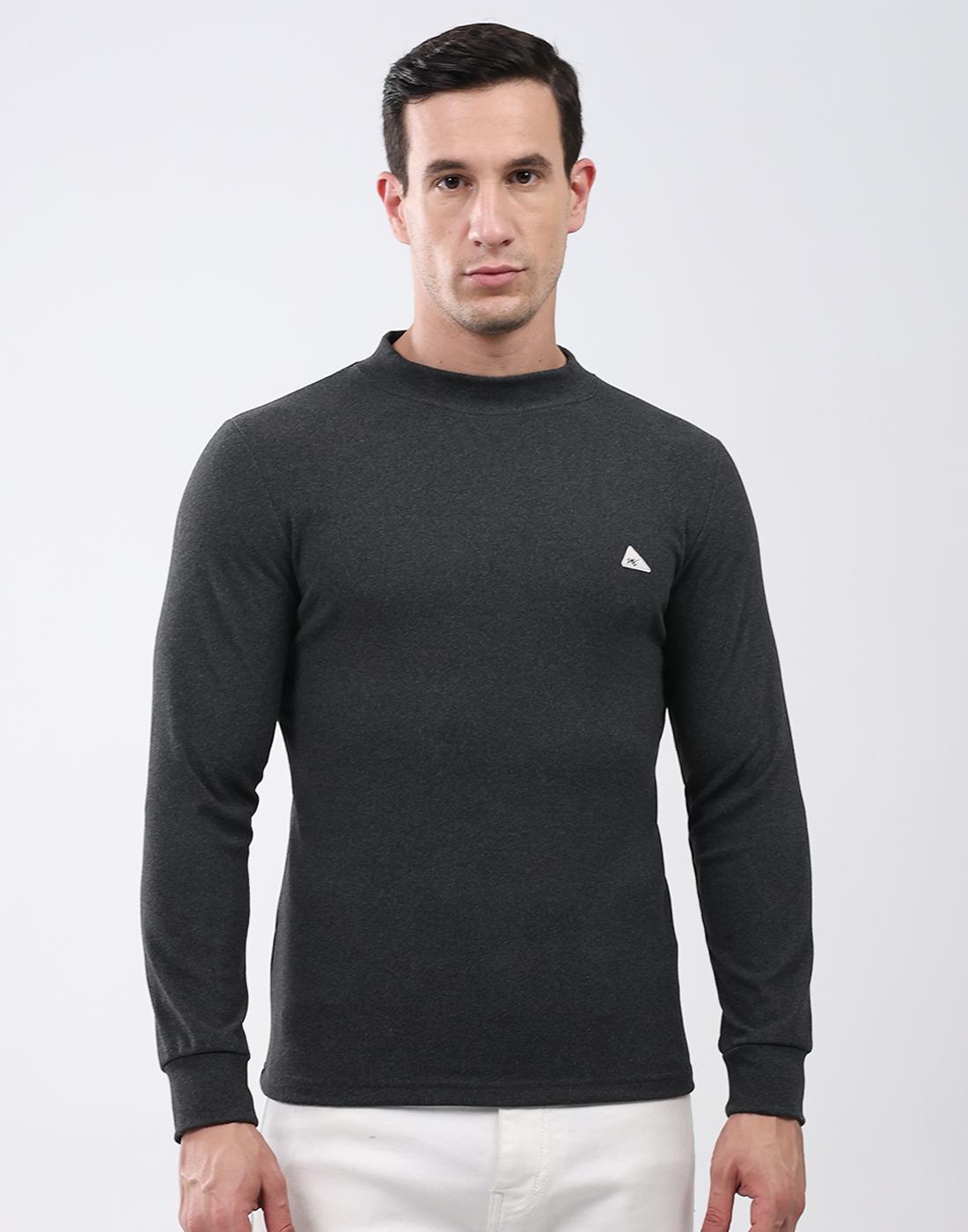 

Monte Carlo Men Round Neck Full Sleeves T-Shirt L деревне вугілля