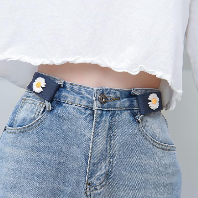 New Buckle-free Elastic Invisible Belt for Jeans Belt Without Buckle Easy Belts Women Men Stretch No Hole Belt