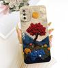For Samsung Galaxy A03s Cute Cat Flower Cartoon Phone Case For Samsung A03S SM-A037G Shockproof Soft Silicone Covers Bumpers