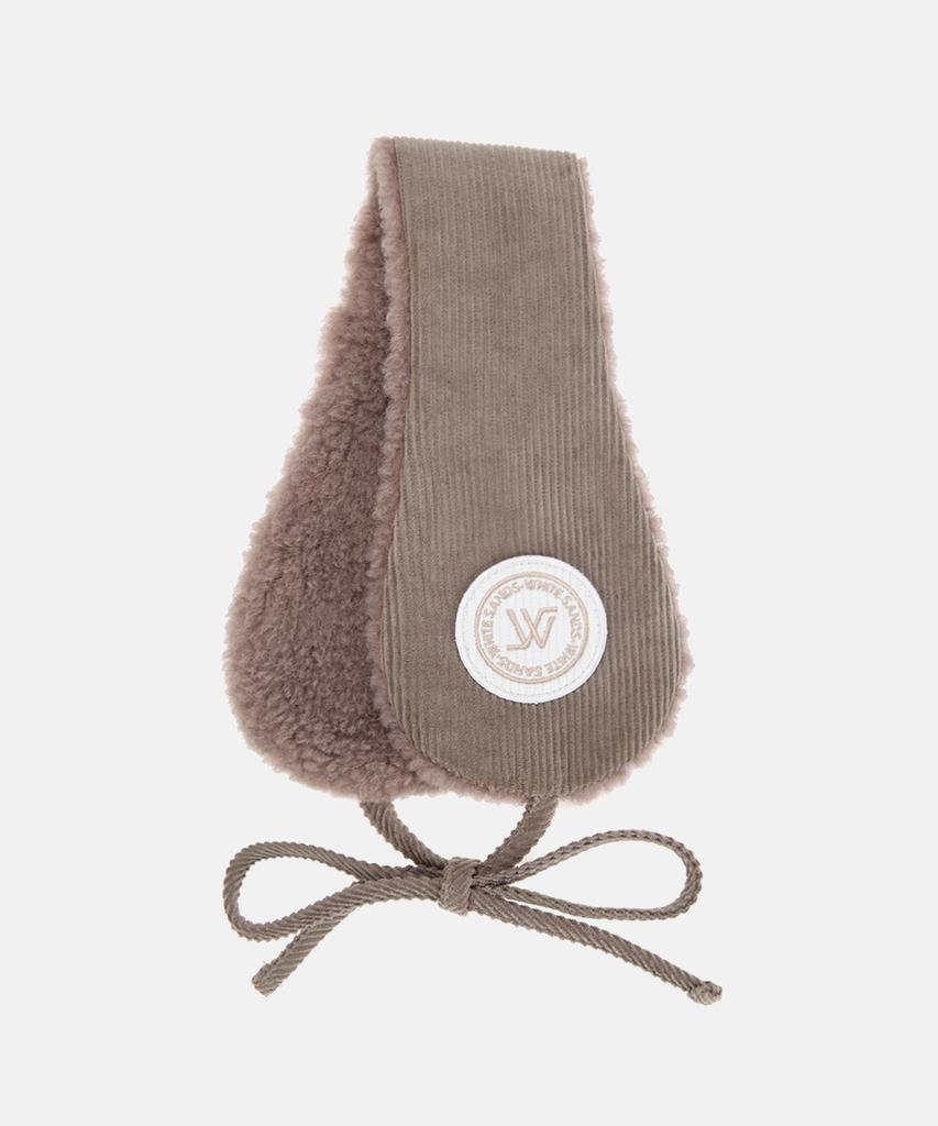 Hwaiteusaenjeu Corduroy Fur Earmuff Sullivan (10 Colors)