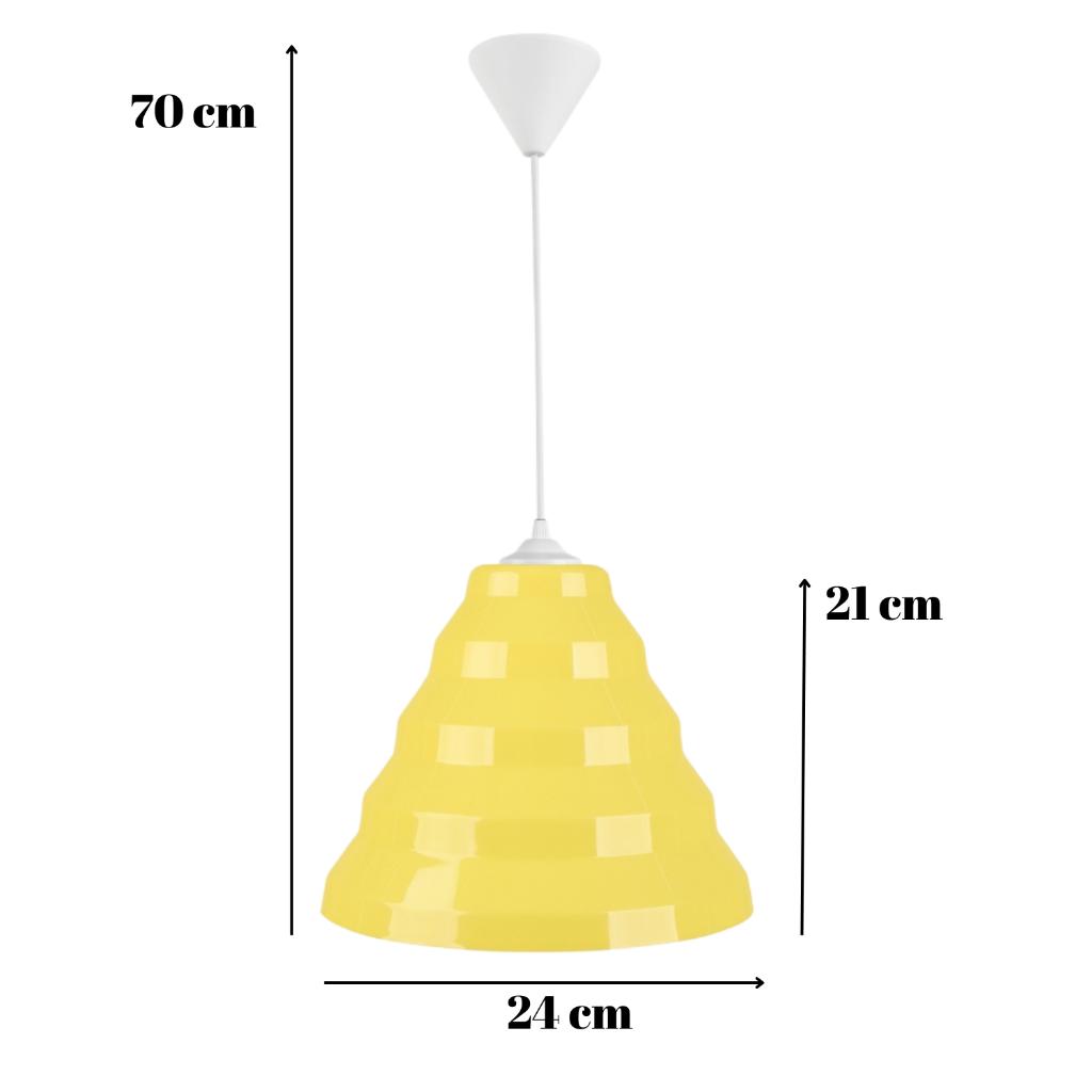 Bolton Tekli Sarı Mika Sarkıt Çocuk Odası Avize Antre Hol Cafe Aydınlatma