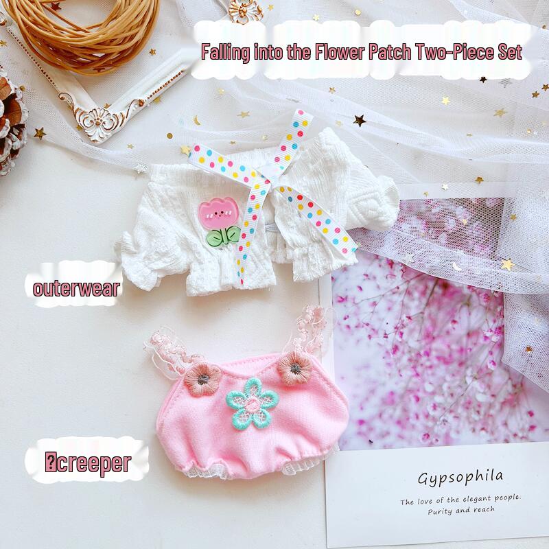 

Набор хлопковой куклы 20 см со плюшевой звездой, одеждой для переодевания и коллекцией шляп 20cm