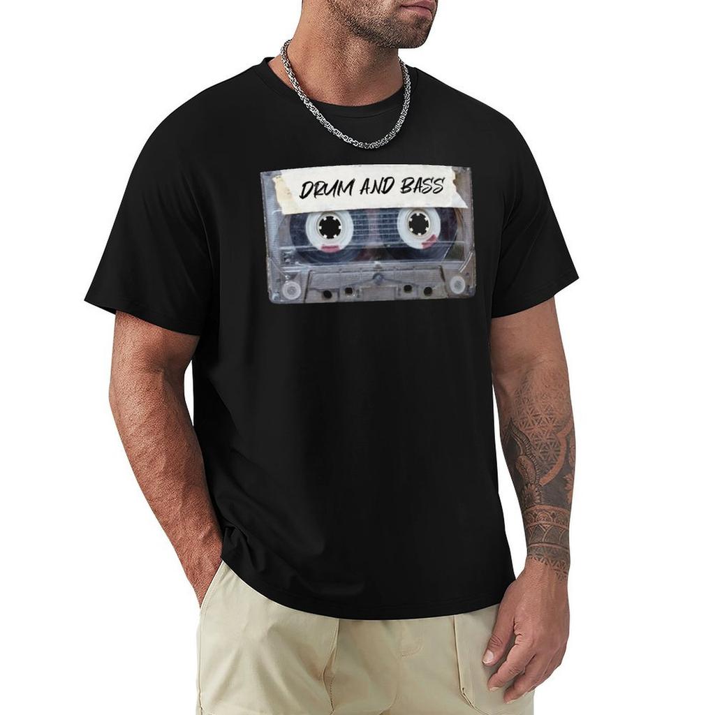 Recorded Music Genre Cassette Old School Drum and Bass TShirt Casual Loose Daily Wear TShirt