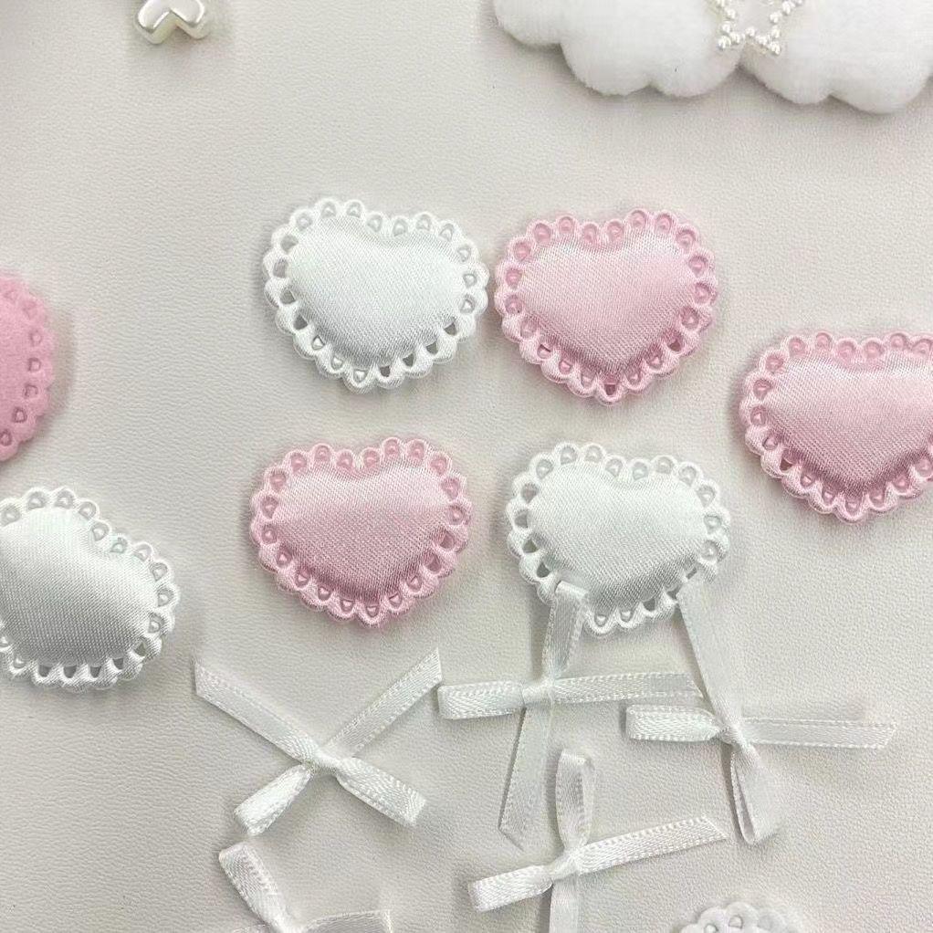 Complete Card Holder Decoration Set: Wings, Hearts, Stars, Bows, Crosses - Mixed Material Pack