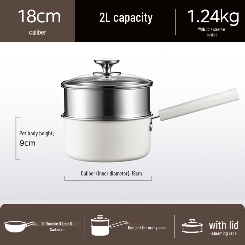 Midea 18cm Non-stick Saucepan