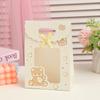 StoBag, Cute Cartoon Bear Gift Transparent Bags, for birthday, party, wedding, children's day, Pack candy cookies toys, 12/30pcs