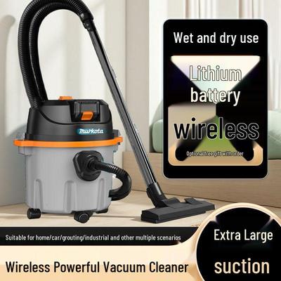 Aspirateur Industriel Sans Fil Haute Puissance avec Aspiration Intégrée, Lavage et Élimination des Poils d'Animaux pour le Nettoyage des Joints et des Voitures