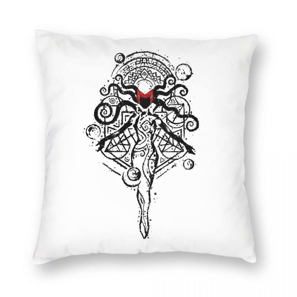Darkhold Scarlet Witch Pillowcase Polyester Linen Velvet Pattern Zip Decor Pillow Case Car Cushion Case