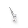 4mm 5mm 6mm 8mm 10mm 12mm Pearl Earrings Elegant Ear Stud Round Ball Earrings  Wedding Engagement