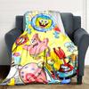 1Pc Underwater Adventure Friends Blanket Soft Throw Blanket For Home Bedroom Bed Sofa Travel Office Solid Christmas Blanket