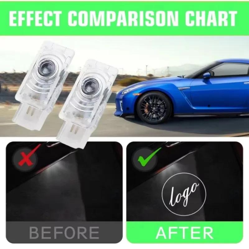for Cadillac SRX XT4 XT5 XT6 ATS XTS CTS CT6 2018 2019- 2025 Led Welcome Car Door Light Projector Ghost Shadow Lamp Accessories AIX1