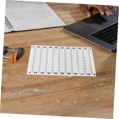 LIFKOME 20-Piece Peel and Stick Tape Measure, Waterproof Ruler Sticker, Measuring Sticker, Removable Tape Measure for DIY Woodworking and Sewing, with